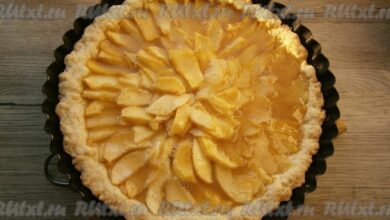 Photo of Яблочный пирог с карамелью