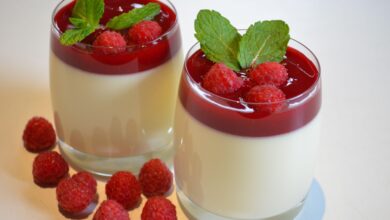 Photo of Панакота с малиновым соусом: шаг за шагом