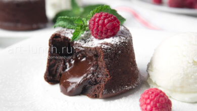 Photo of Шоколадный фондан: секреты приготовления