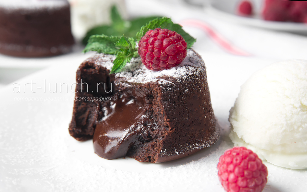 Фото 17 — Шоколадный фондан: секреты приготовления