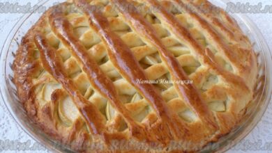 Photo of Пирог с яблоками и корицей